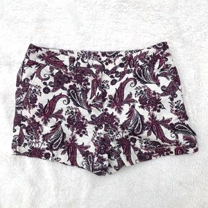 Ann Taylor LOFT Paisley shorts